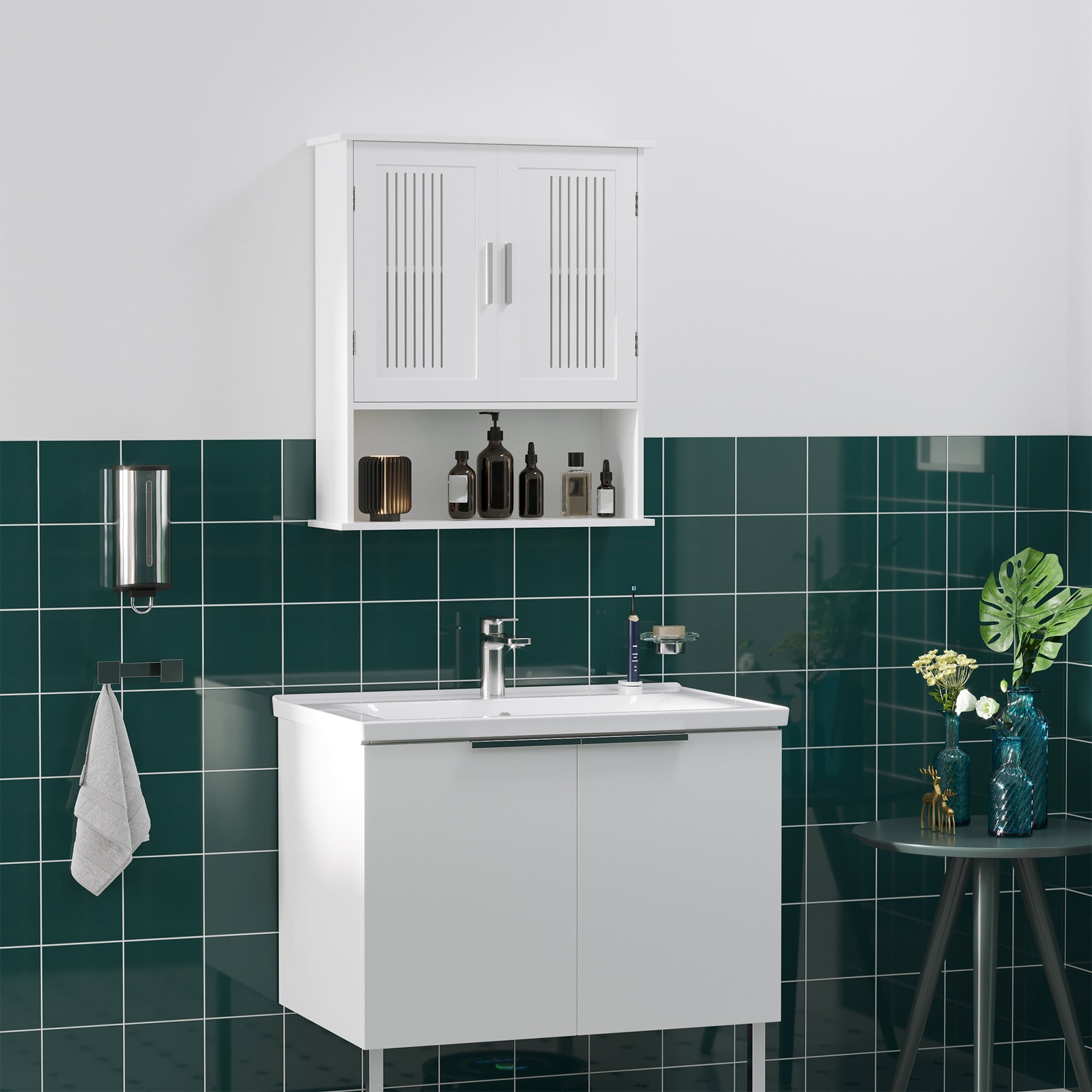 EasyComfort badkamer wandkast 60x20x70 cm wit
