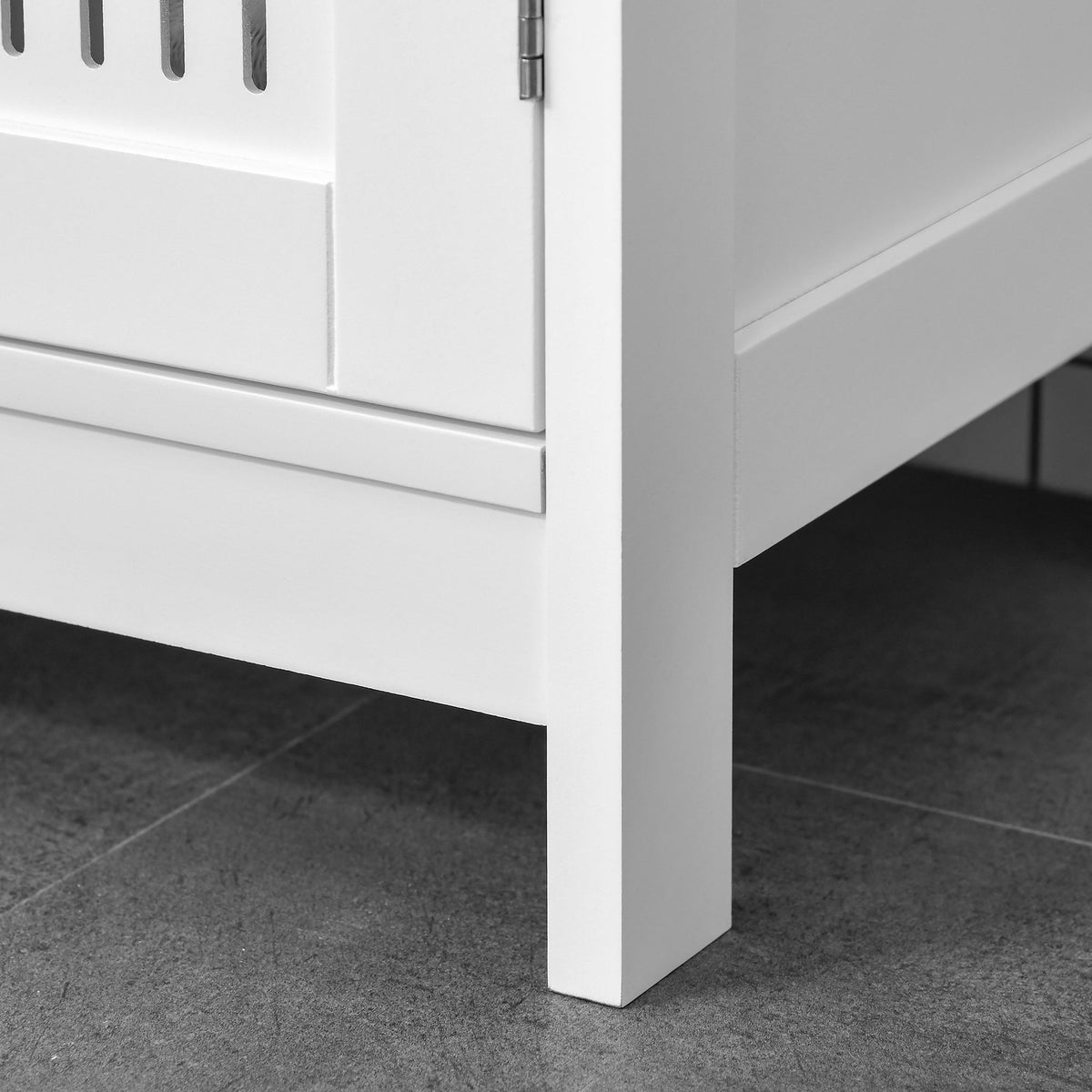 EasyComfort wastafelonderkast 2-deurs MDF 60x30x60 cm wit