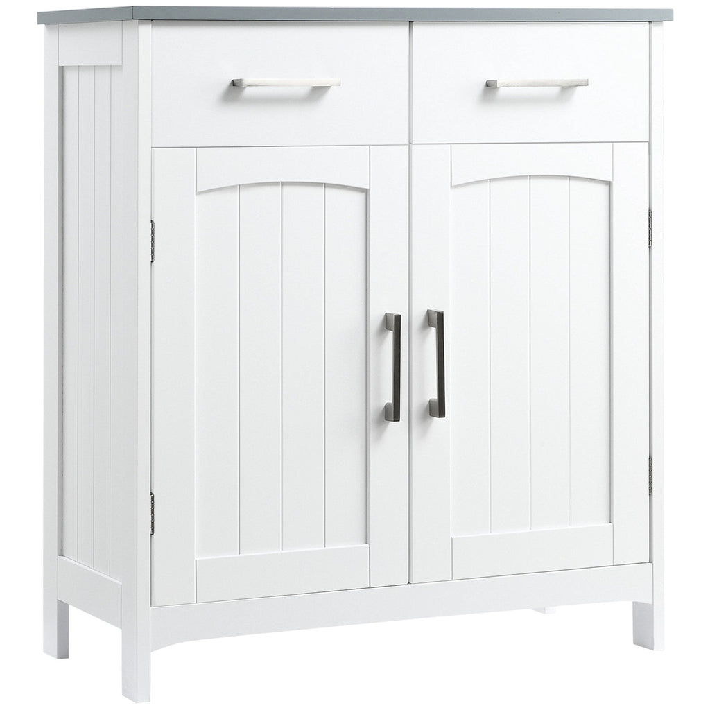 EasyComfort badkamerkast 2 deuren 2 lades MDF 68x33x76 cm