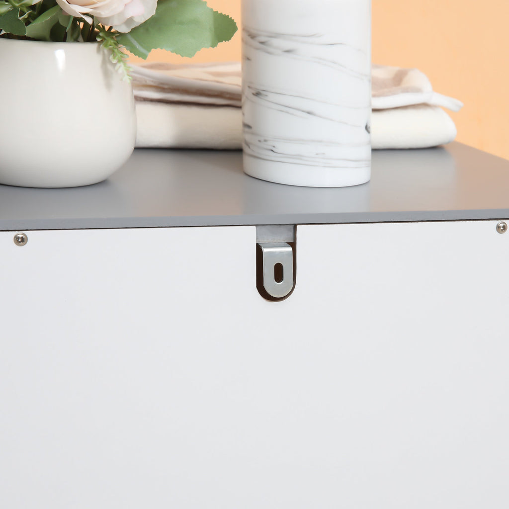 EasyComfort badkamerkast 40x33x80 cm wit met 3 lades