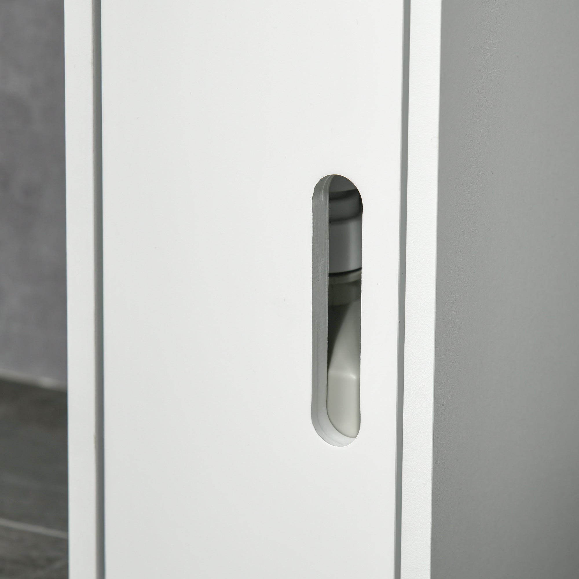 Easycomfort Colonna Bagno with Mensole e Armadietti, Mobile Alto Salvaspazio in Legno 15x17x120cm, white
