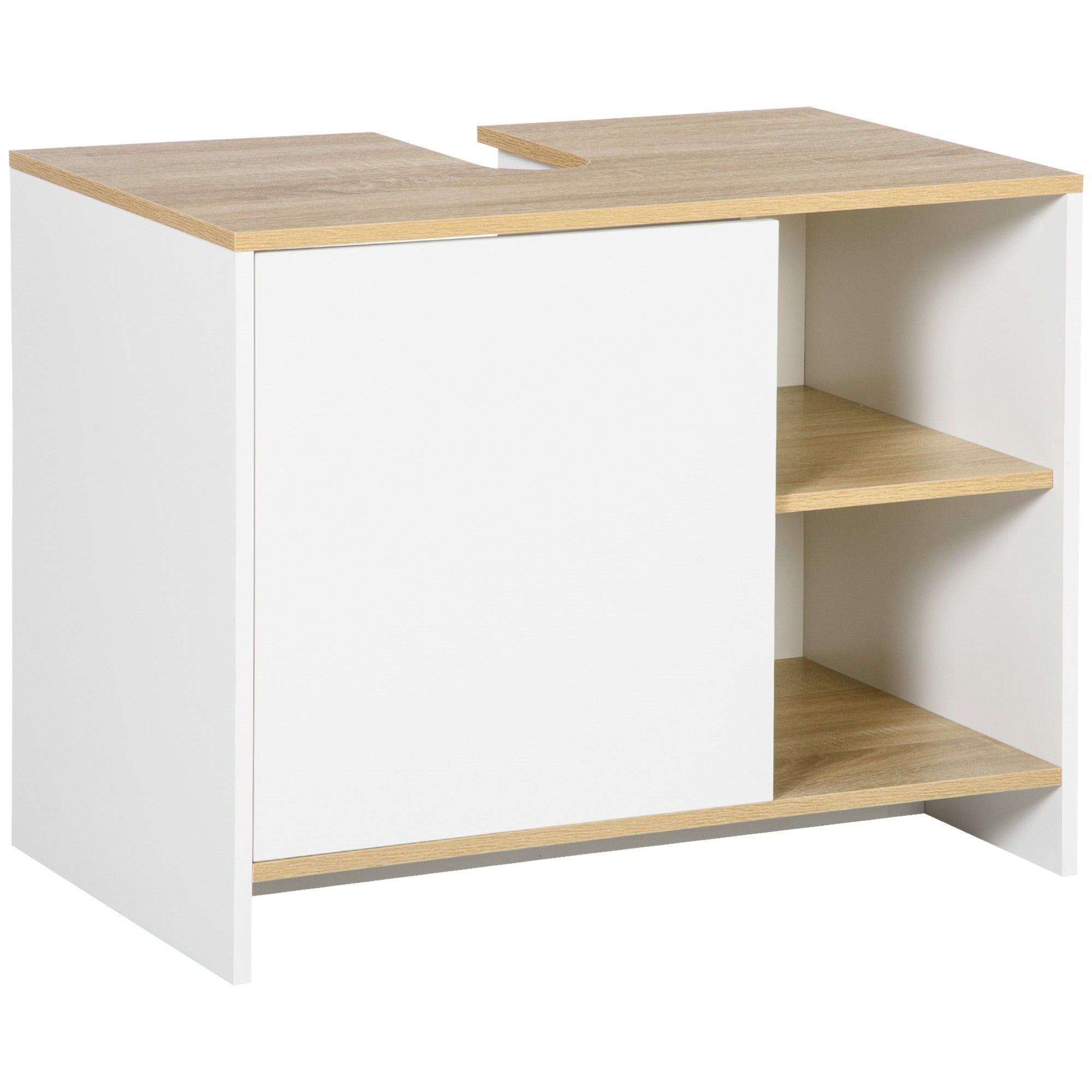 EasyComfort onderkast voor wastafel wit/houtkleur