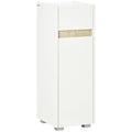 Easycomfort Mobiletto Bagno with Cassetto e Armadietto with Mensola Regolabile in Legno 30x33x88cm, white