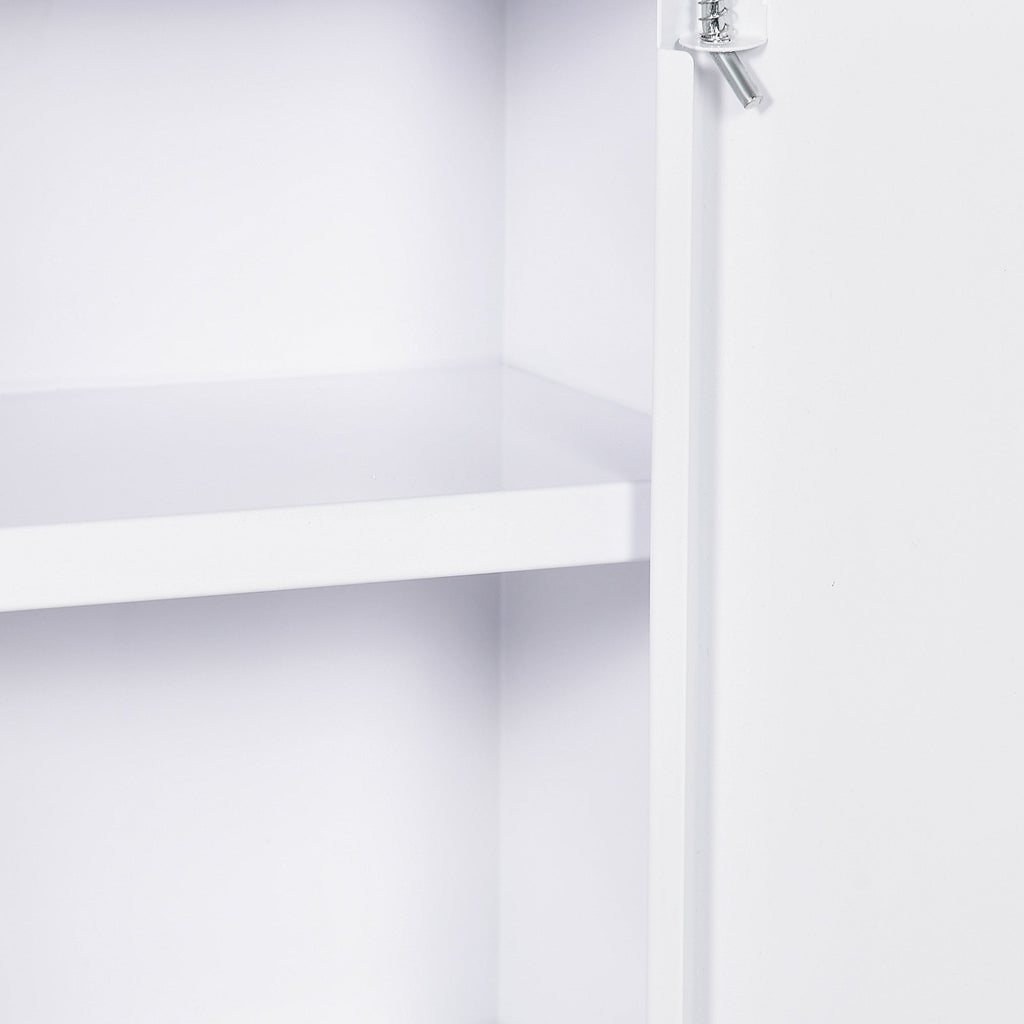 EasyComfort medicijnkast RVS 3 leLPGanken 30x14x46 cm wit