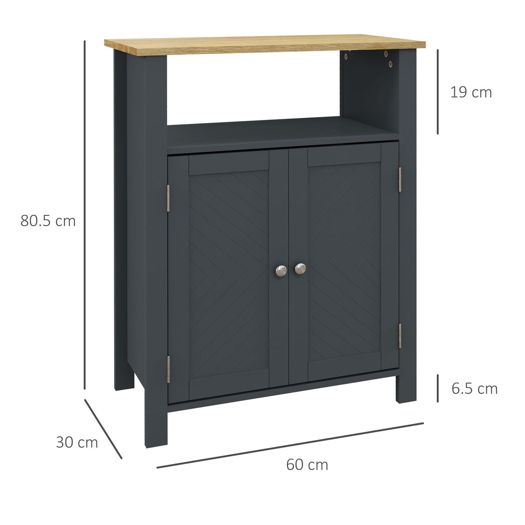 EasyComfort badkamerkast 3 planken 60x30x80.5 cm
