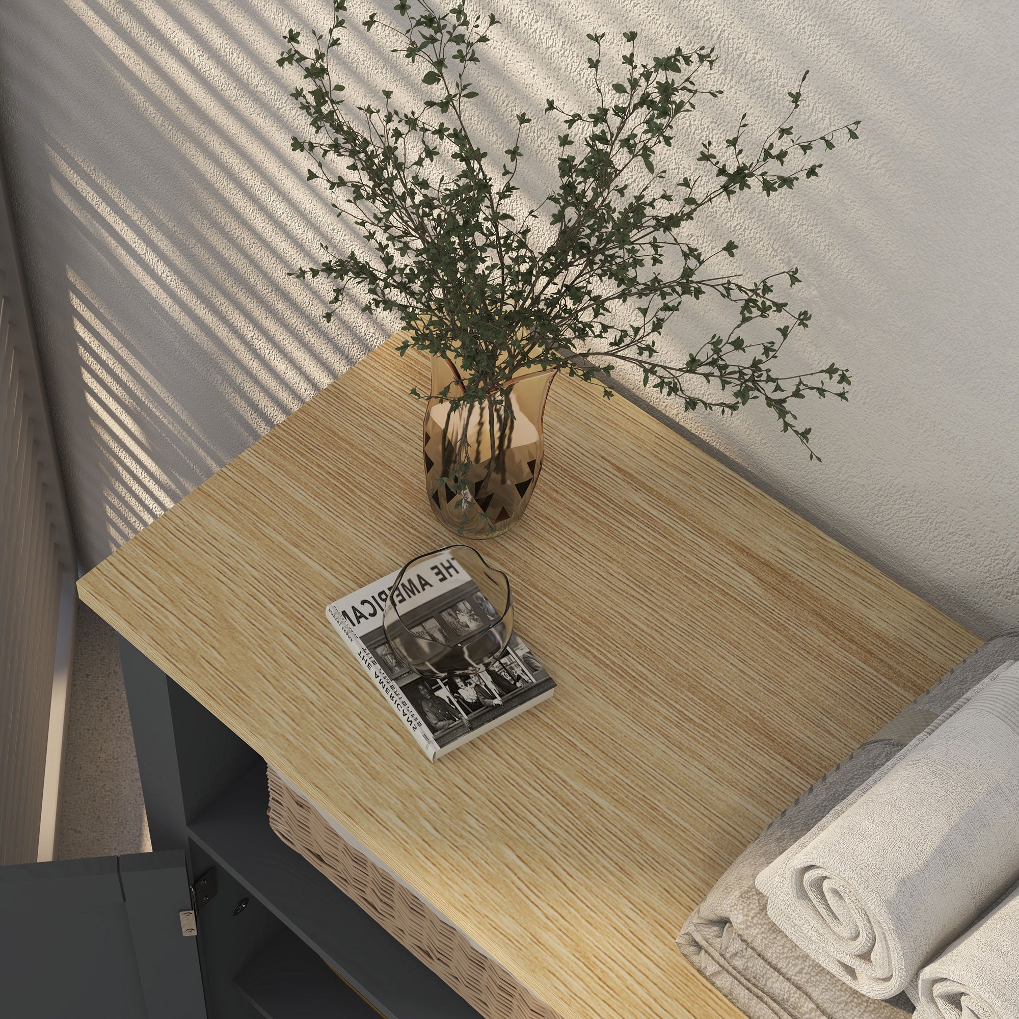 EasyComfort badkamerkast 3 planken 60x30x80.5 cm
