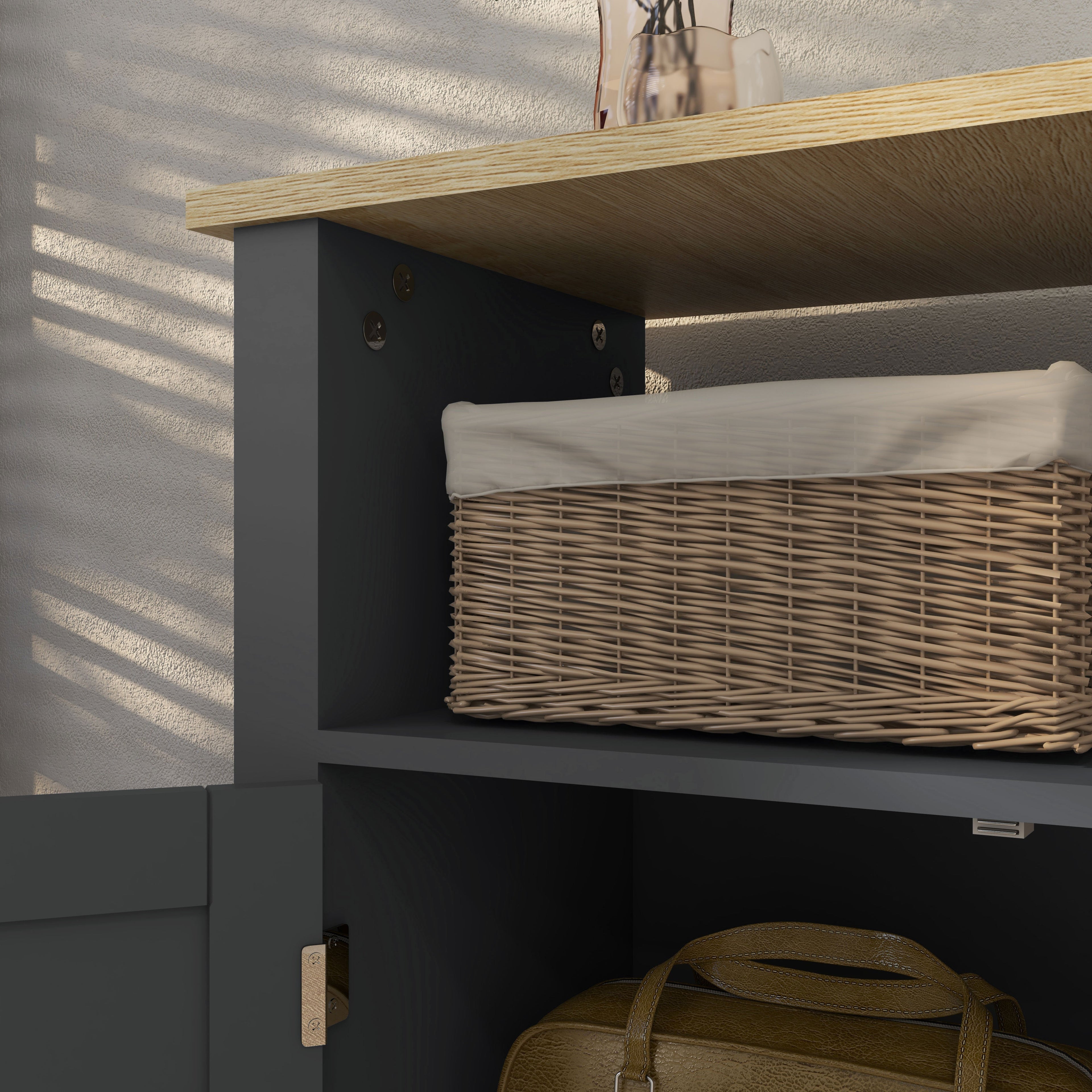 EasyComfort badkamerkast 3 planken 60x30x80.5 cm