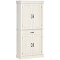 EasyComfort keukenkast koloniaal wit 80x35x180 cm