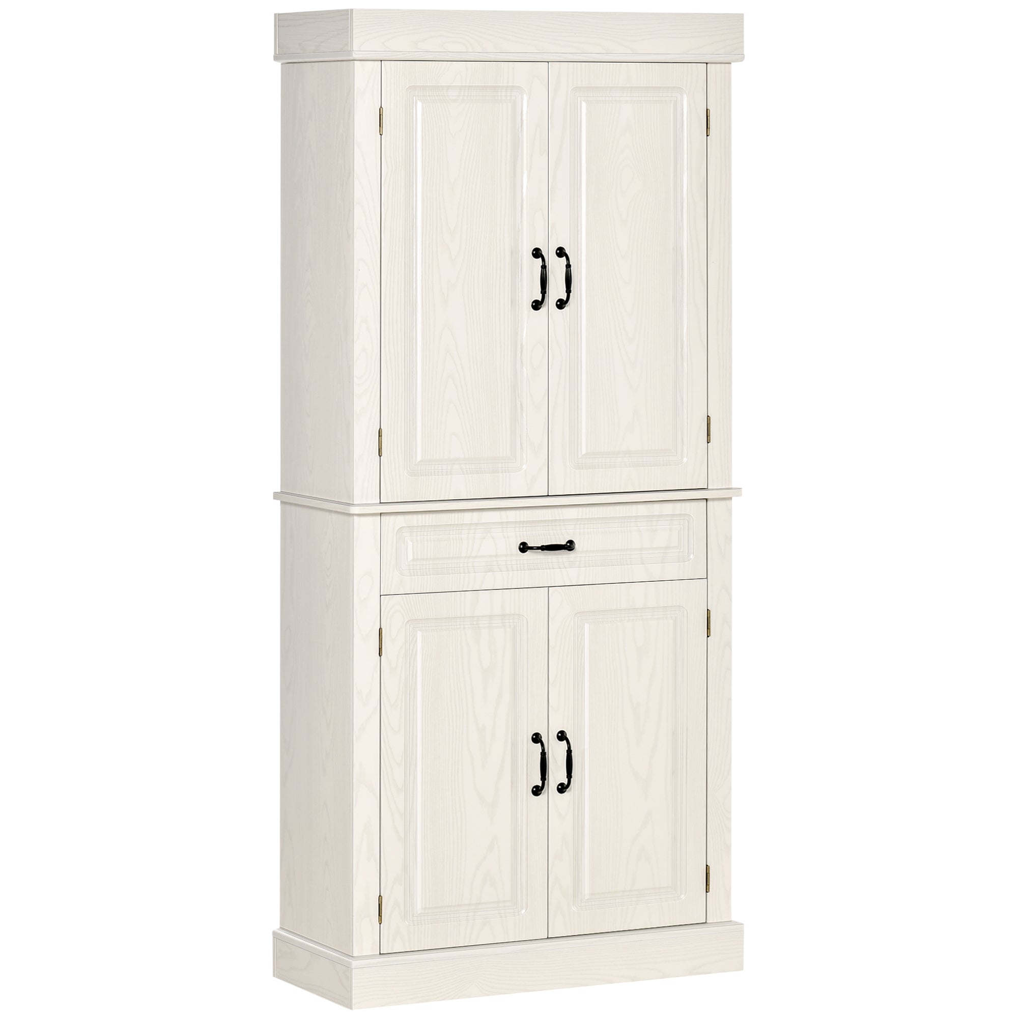 EasyComfort keukenkast koloniaal wit 80x35x180 cm