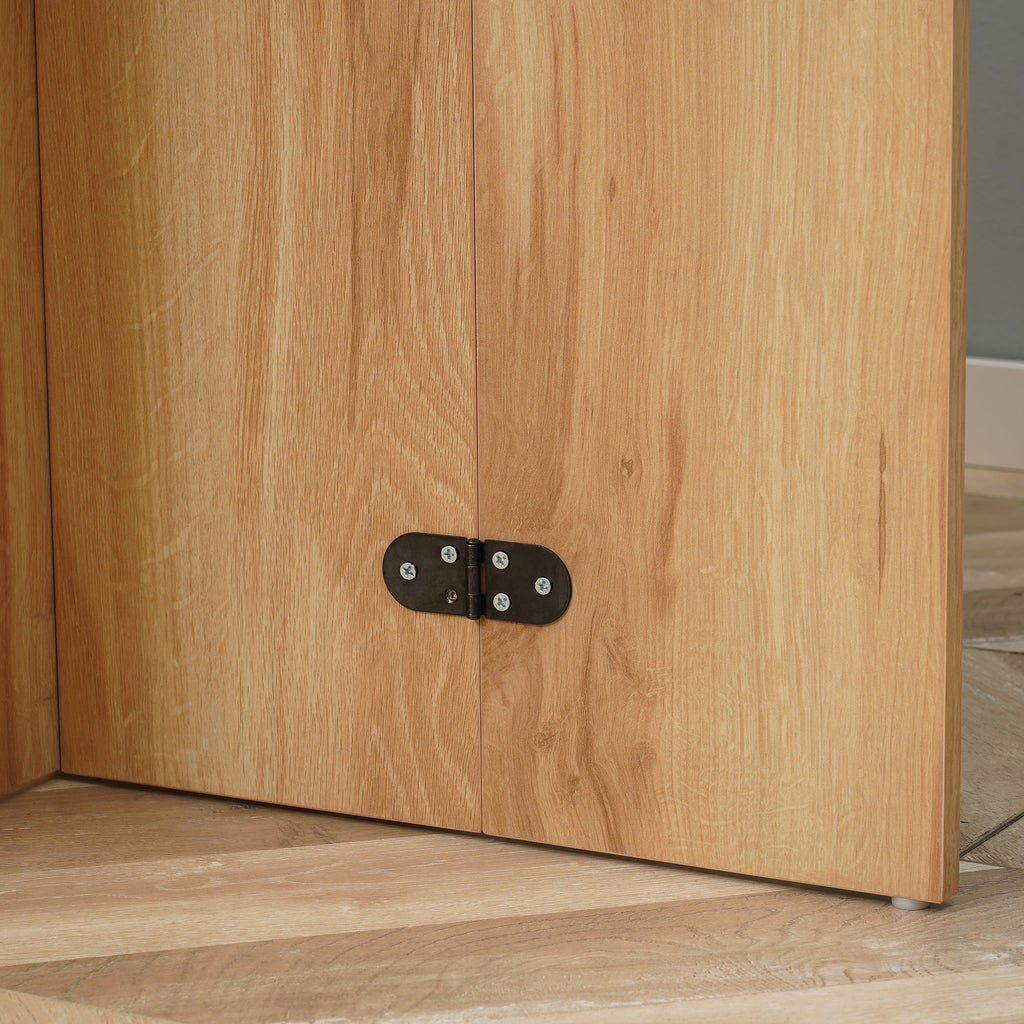 Easycomfort Opvouwbare eettafel 90x60x74 cm, eik
