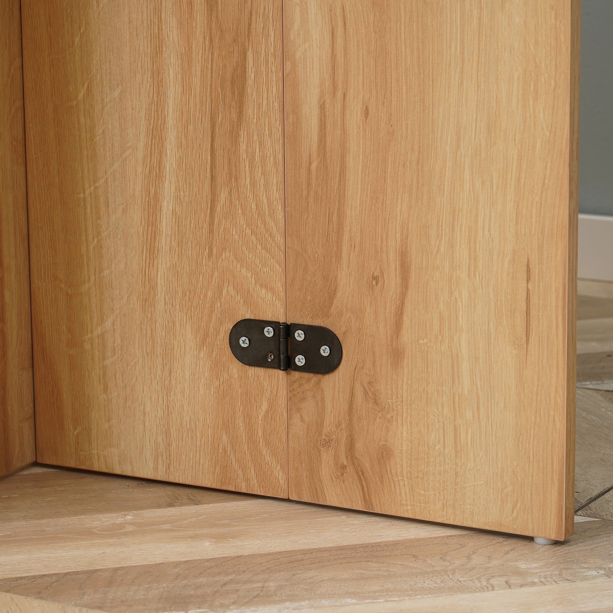 Easycomfort Opvouwbare eettafel 90x60x74 cm, eik