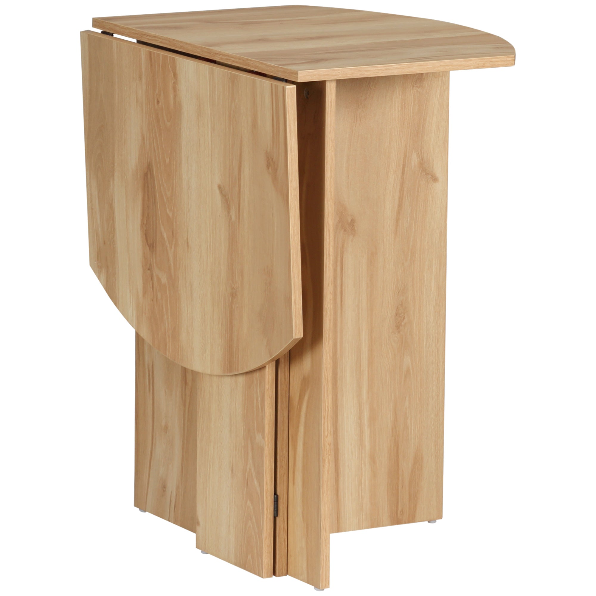 Easycomfort Opvouwbare eettafel 90x60x74 cm eik