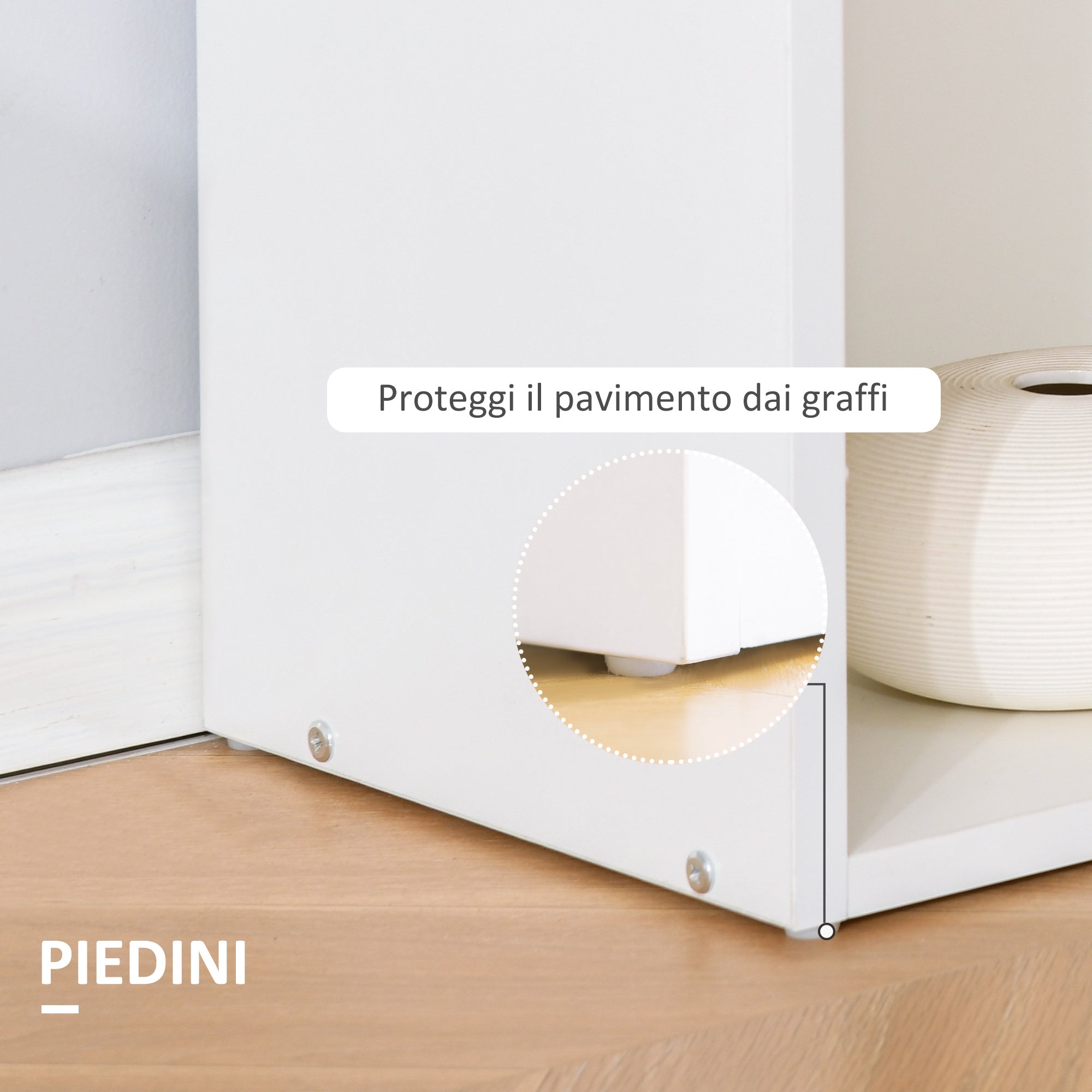 Easycomfort Scrivania Computer with Libreria Salvaspazio, Tavolo da Pranzo per Ufficio e Studio, 120x55x120 cm, white