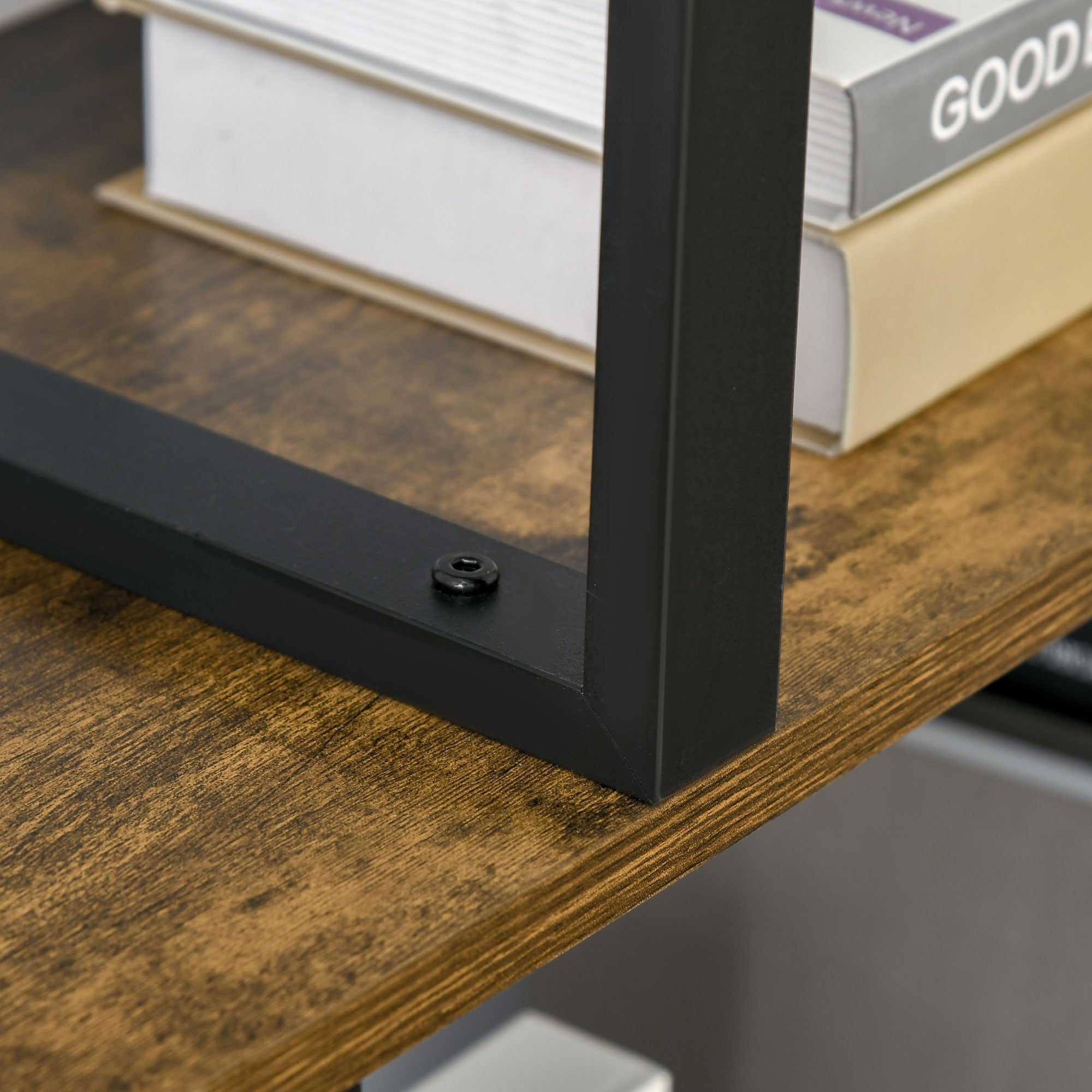 EasyComfort industriële boekenkast 5 leLPGanken 102x30x160 cm