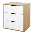EasyComfort ladekast met 3 lades – wit en houtkleur