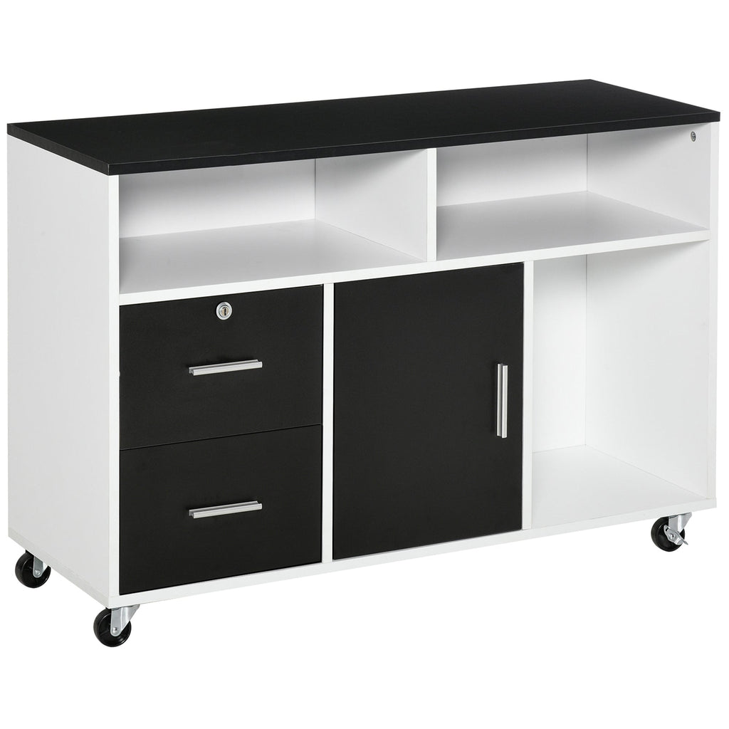 EasyComfort printerkast met lades op wielen