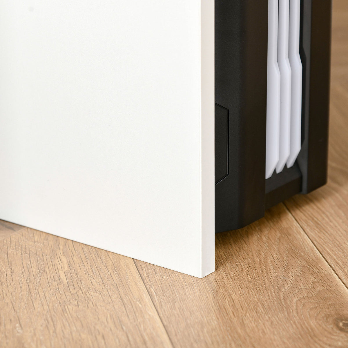 EasyComfort bureau met toetsenbordlade - wit/eiken