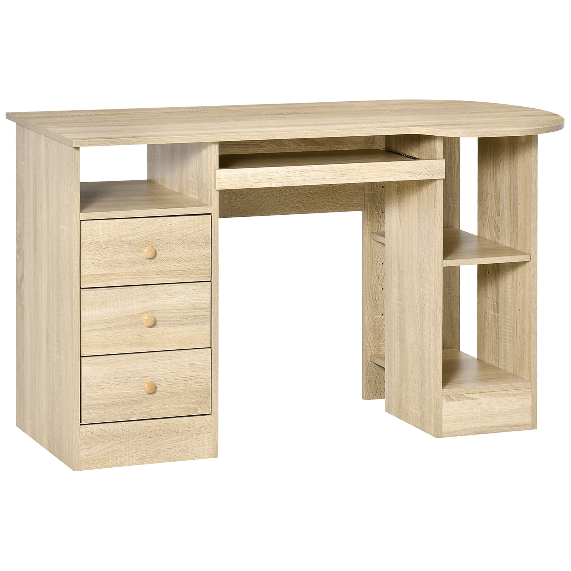 EasyComfort bureau in houtkleur 125x60x74 cm