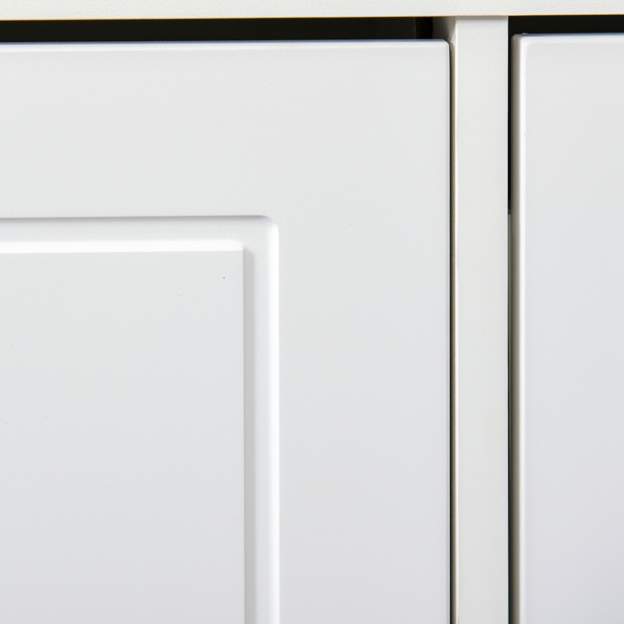 Easycomfort Panca Scarpiera Salvaspazio in Legno with Cuscino, 2 Cassetti with Mensola Regolabile per 8 Scarpe, 104x24x55cm, white
