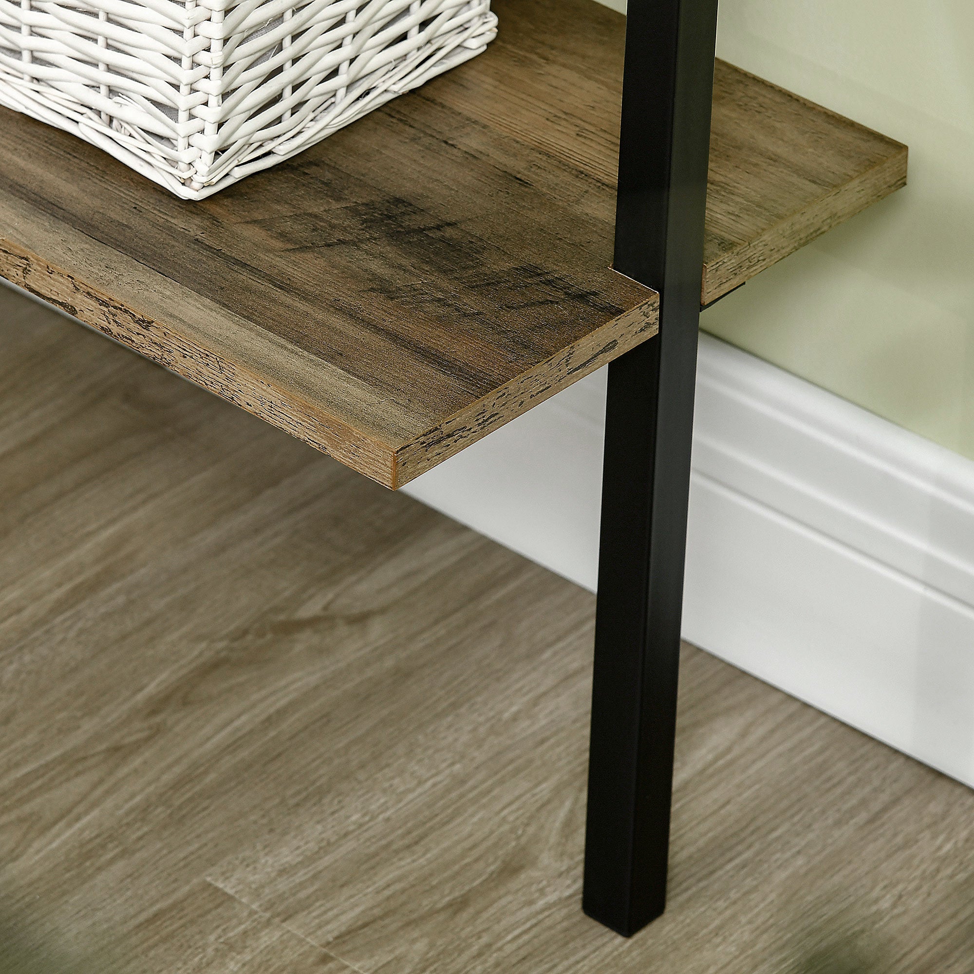 EasyComfort industriële boekenkast met 5 planken 60x30x184,5 cm bruin