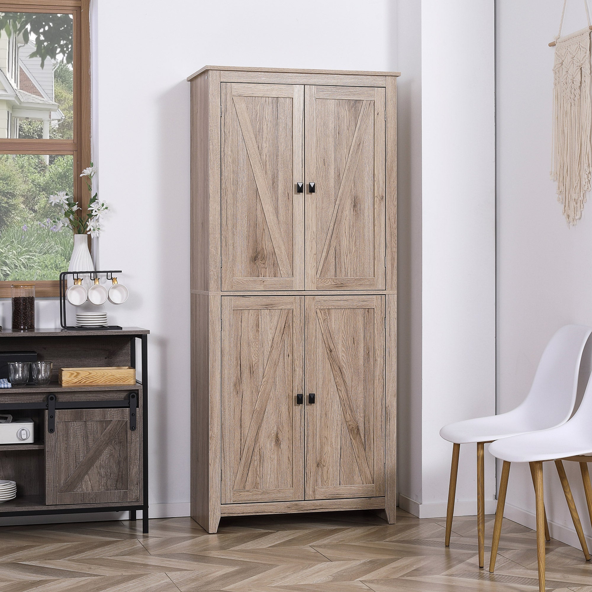 EasyComfort keukenkast 4 deuren 80x40x182 cm