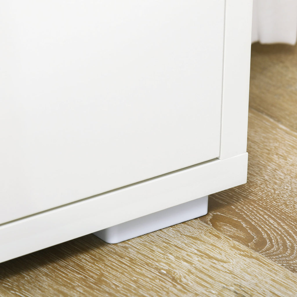 EasyComfort Mobile Multiuso multifunctionele kast 120x37x75 cm wit/naturel
