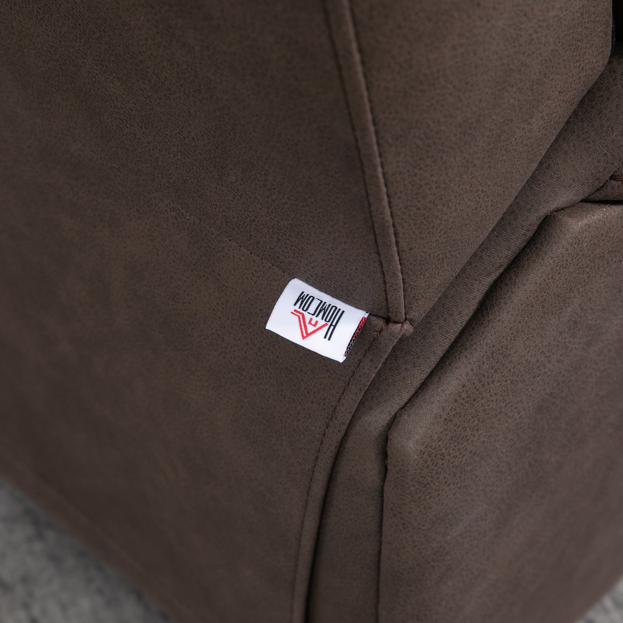 EasyComfort relaxfauteuil met handmatige verstelling en voetsteun 97x90x96 cm - bruin