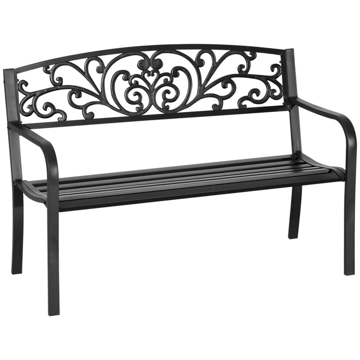 EasyComfort metalen tuinbank 2-zits