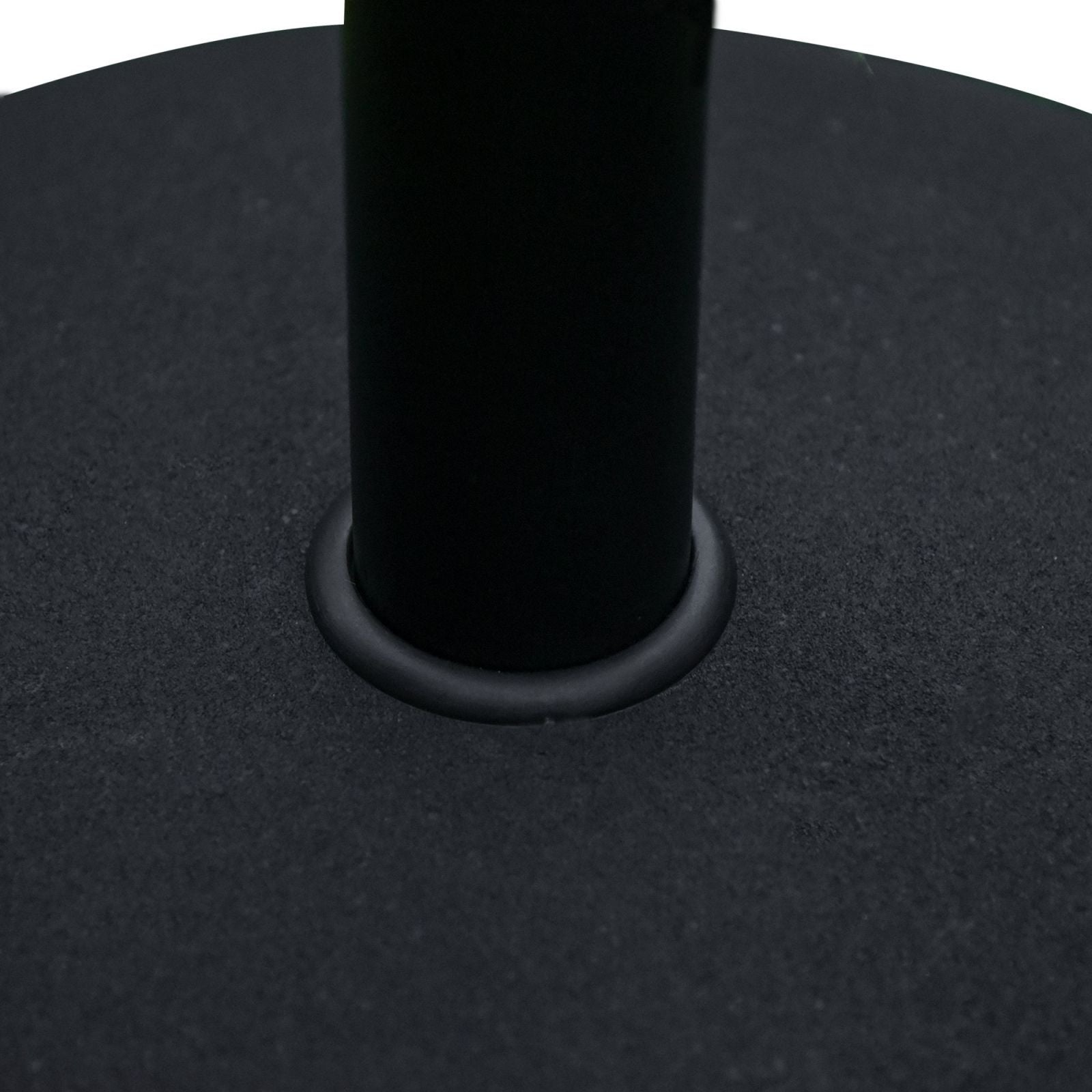 EASYCOMFORT Concrete Garden Umbrella Base for Umbrellas with ?35mm, ?38mm, ?48mm Pole, Black ?50x37cm