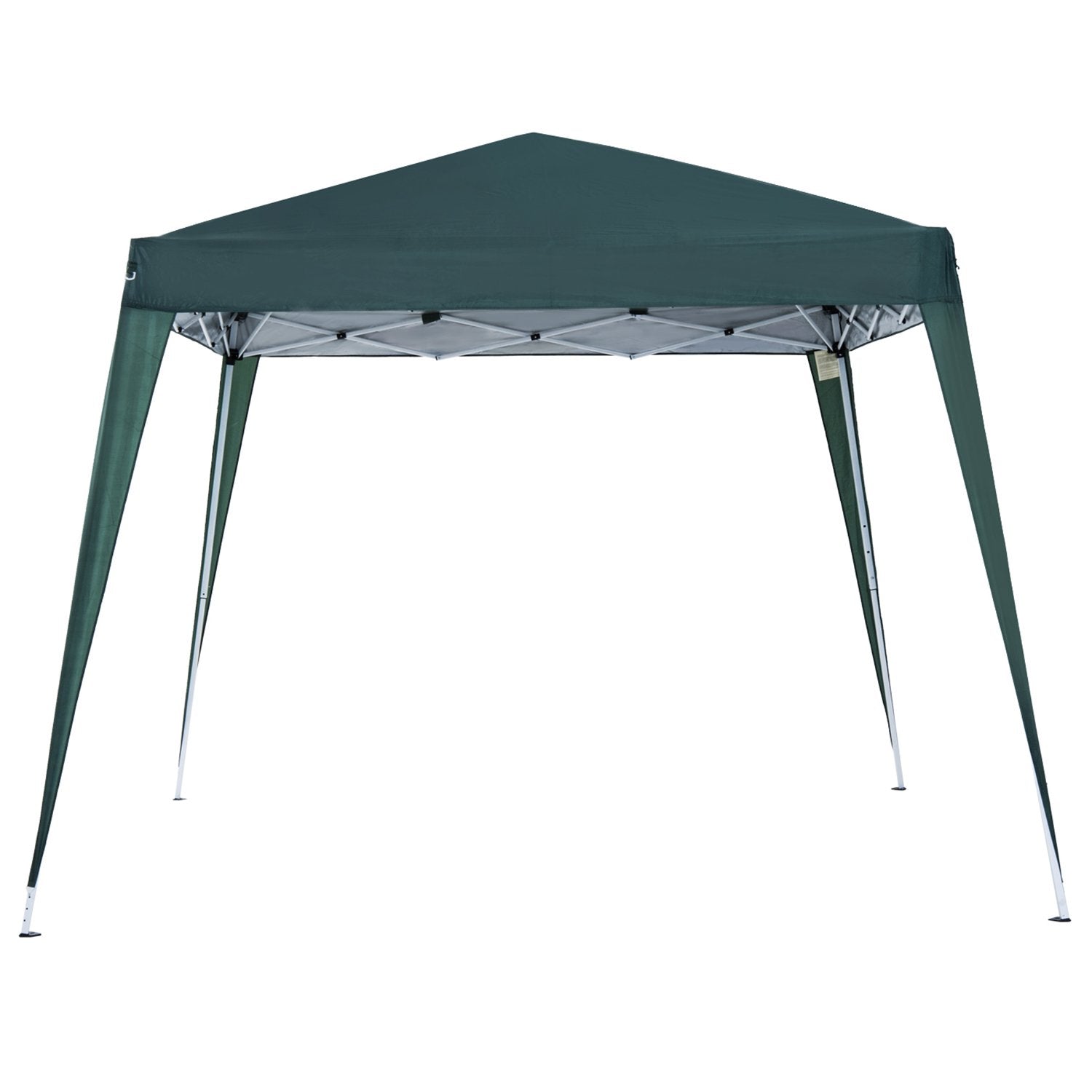 EasyComfort Folding 3x3 m Gazebo, staal & polyester, groen