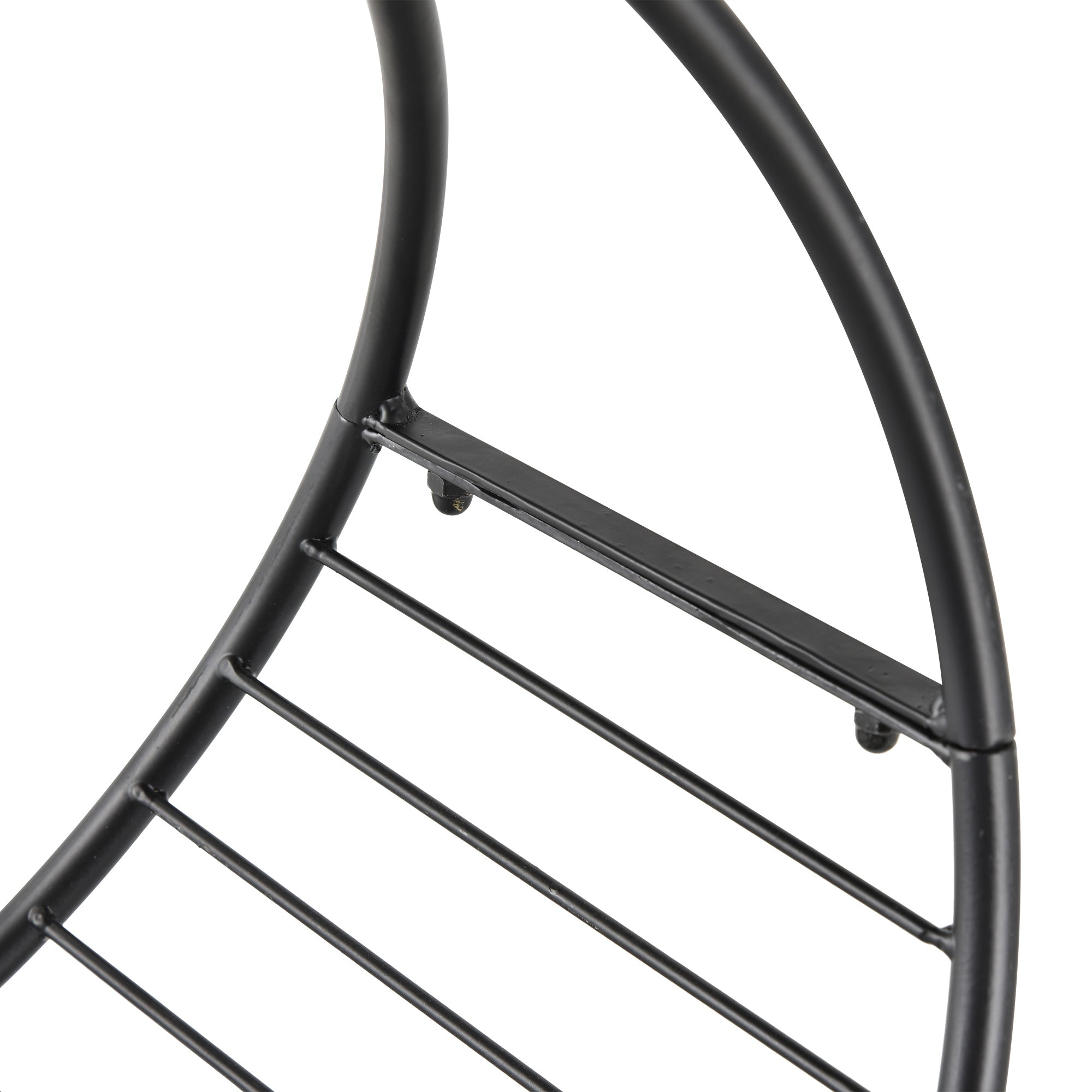 EasyComfort houtrek voor haard - 15 kg - 45 x 29,5 x 47 cm - zwart