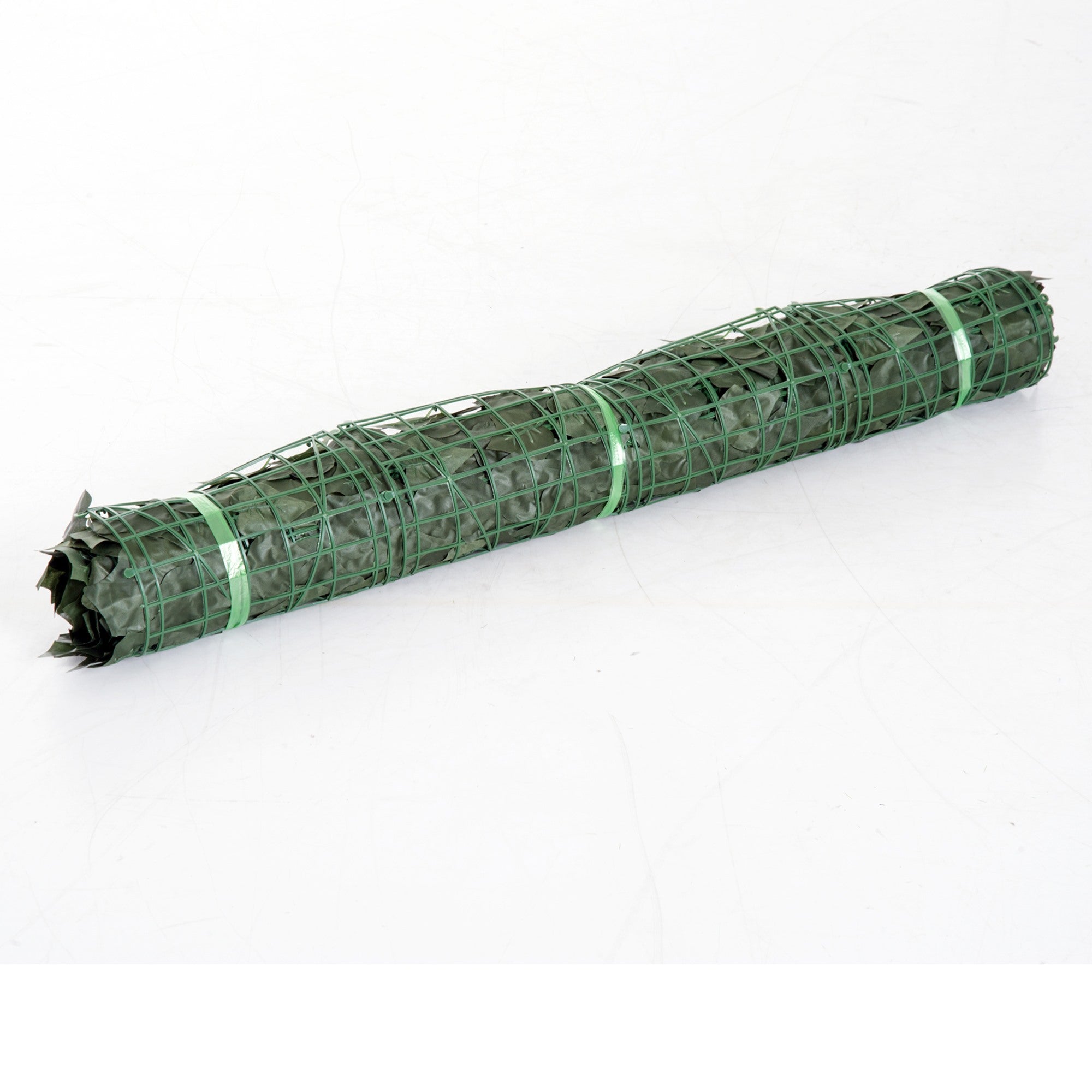 EASYCOMFORT Roll of Artificial Hedge for Balcony and Garden in Anti-UV PE, Fake Hedge with Dark Green Leaves 240x100cm