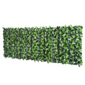 EASYCOMFORT Roll of Artificial Synthetic Faux Evergreen Hedge 1×3m Balcony Garden Fence