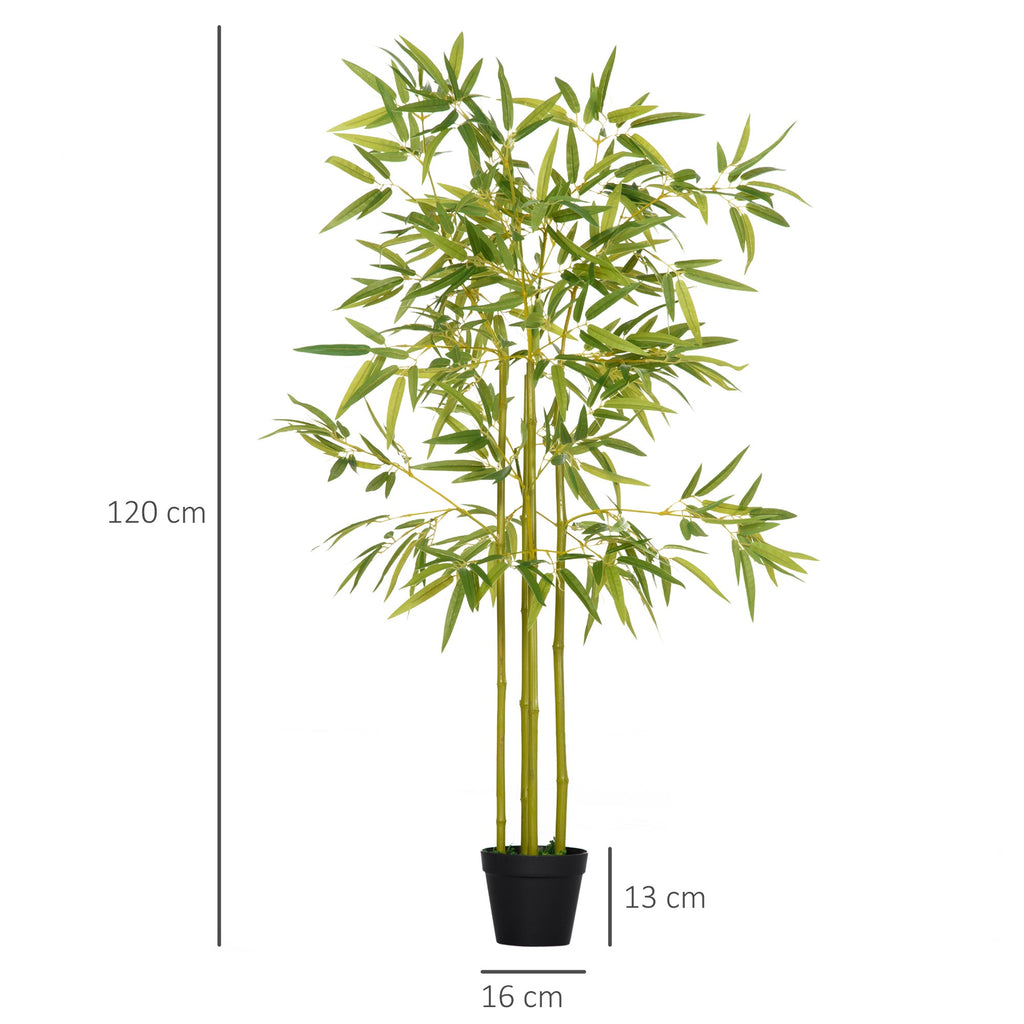EASYCOMFORT Bamboo kunstplant in pot, 120 cm