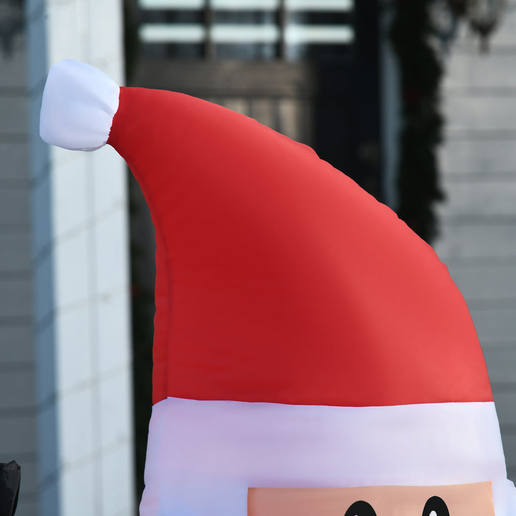 EasyComfort opblaasbare kerstman 150 cm met kerstboom en LED (IP44)