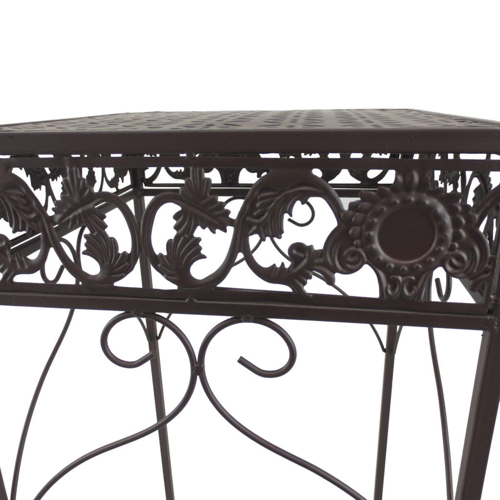 EASYCOMFORT Set van 3 plantendragers, bruin