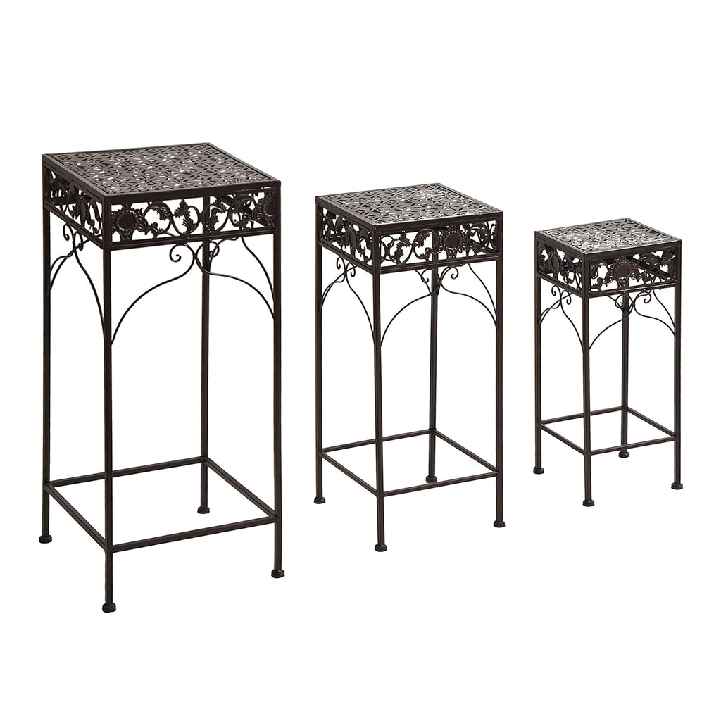 EASYCOMFORT set van 3 plantendragers bruin