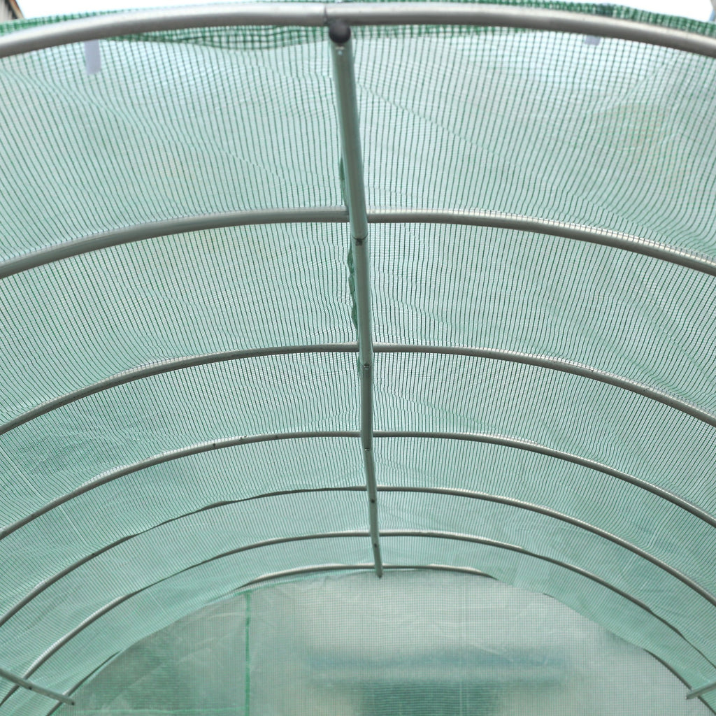 Easycomfort Serra da Giardino a Tunnel per Coltivazaione Piante in PE 600×300×200cm