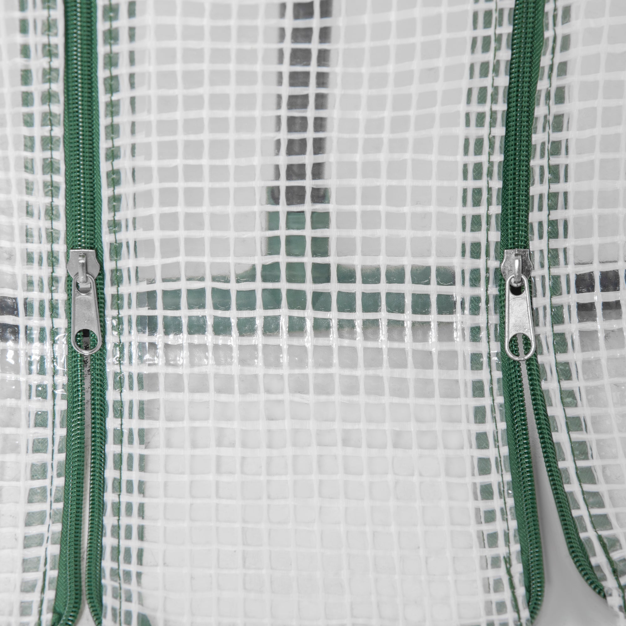EASYCOMFORT Garden Greenhouse with Reinforced PE Cover and Steel Frame, 180x90x90cm, White