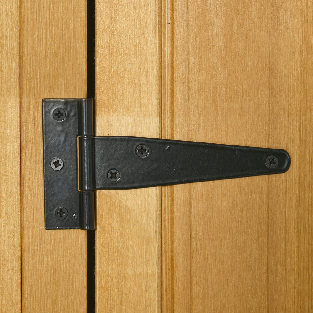 EasyComfort tuinkast hout 77 x 54.2 x 179 cm - geel