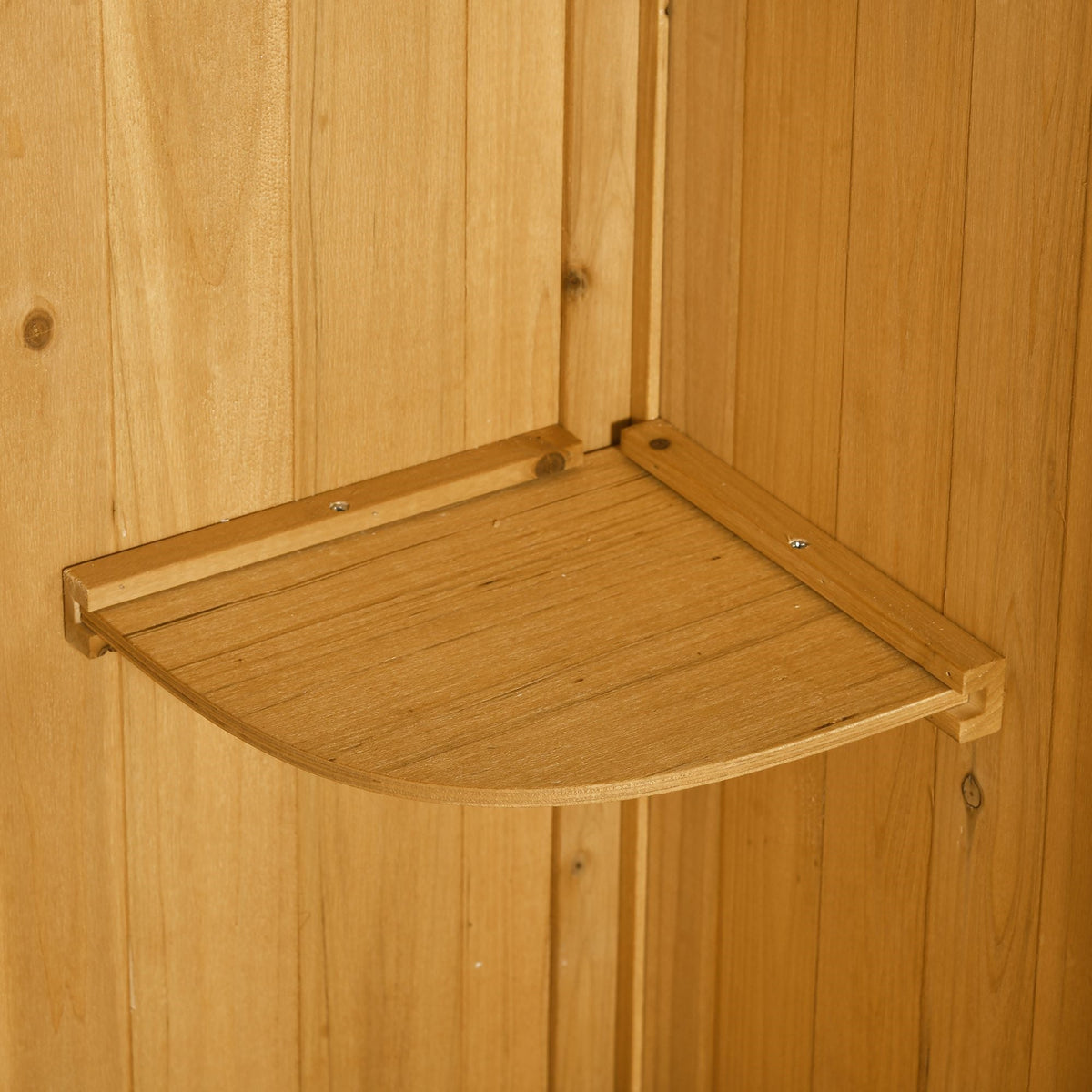 EasyComfort tuinkast hout 77 x 54.2 x 179 cm - geel