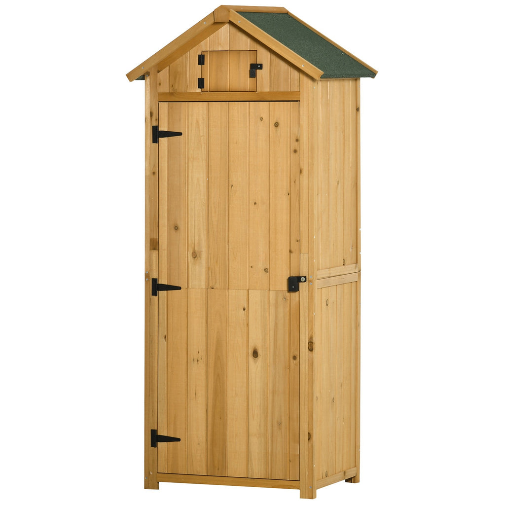 EasyComfort tuinkast hout geel 77 x 54.2 x 179 cm