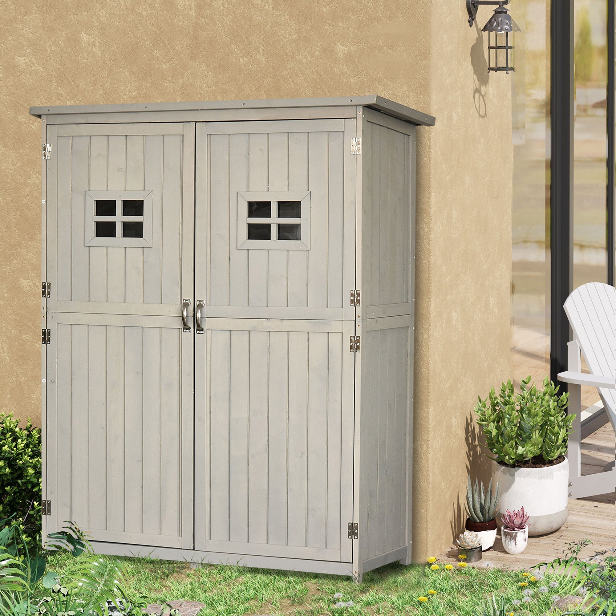 EasyComfort houten tuinhuis 127.5x50x164 cm