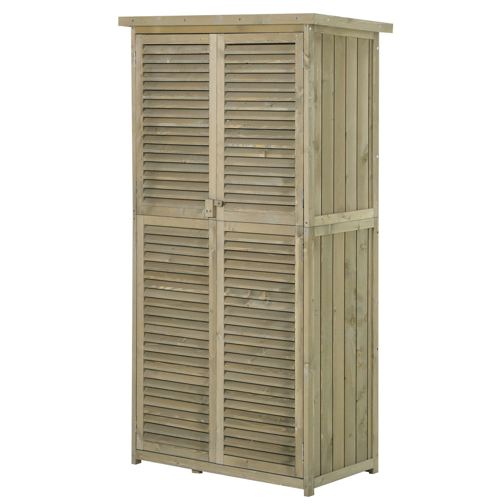 EasyComfort Buitenopbergkast 4 vakken 87x46.5x160 cm