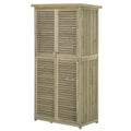 EasyComfort Buitenopbergkast 4 vakken 87x46.5x160 cm
