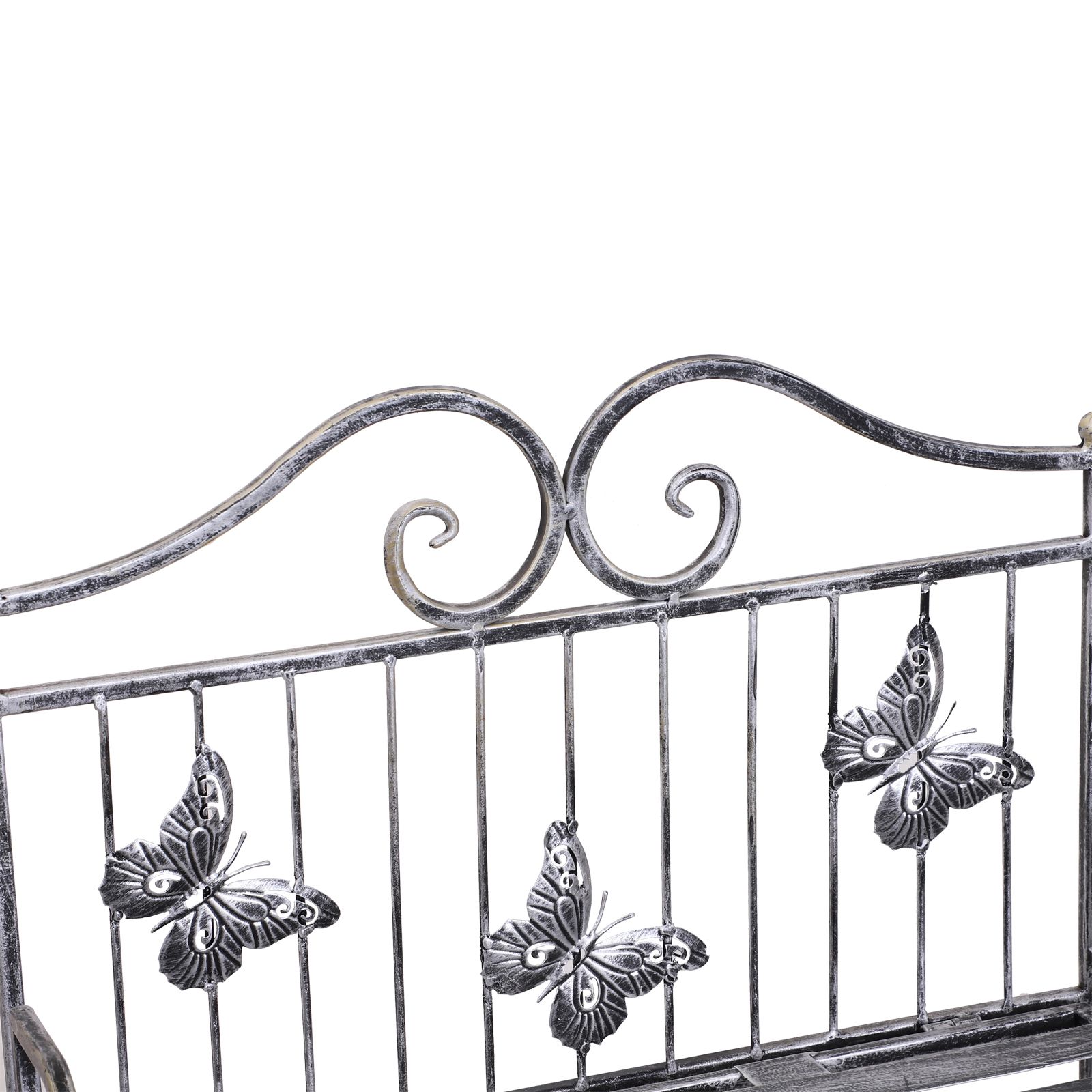EASYCOMFORT 3-Tier Shelf Planter for Garden Indoor Balcony, Silver Grey, 44 x 25 x96 cm