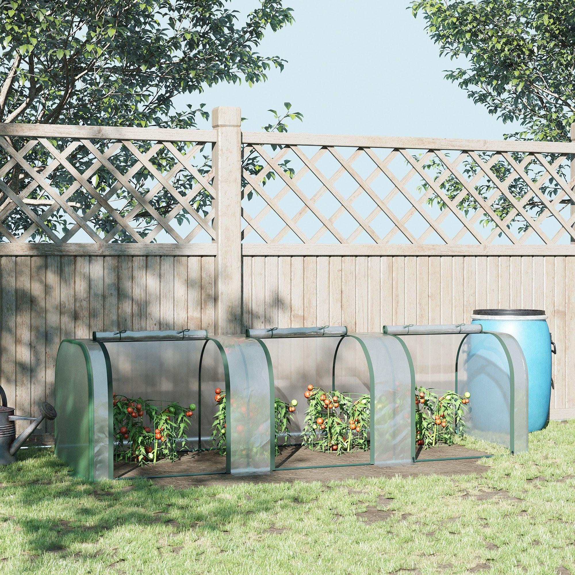 EasyComfort Tunnelkas PVC/staal 295x100x80 cm