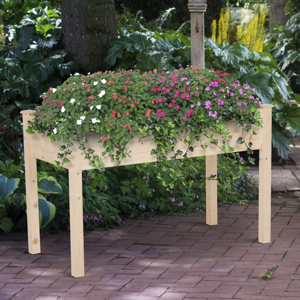 EASYCOMFORT Urban Vegetable Garden Hanging Flowerbed Plant Holder Table with Fabric Cover