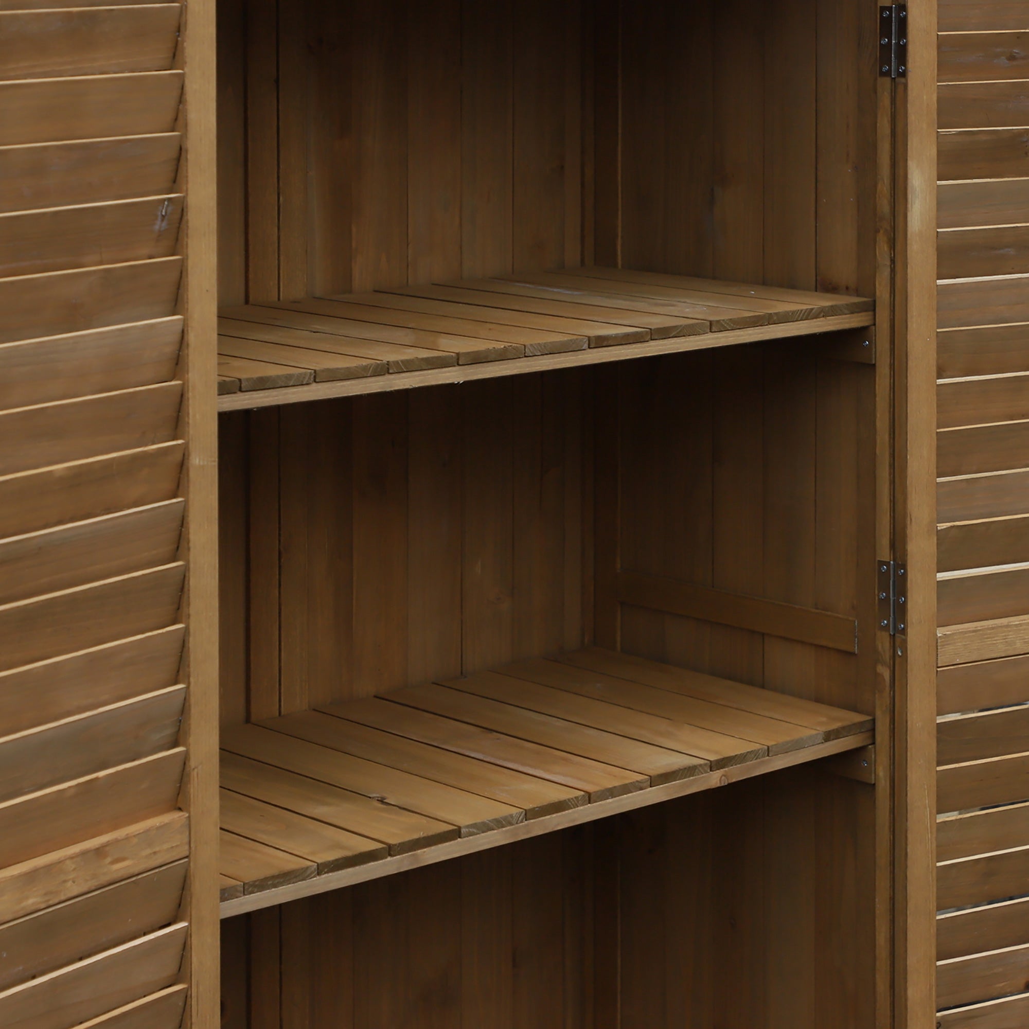 EasyComfort Gereedschapskast hout, 3 planken, 87x46.5x160 cm