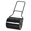 EASYCOMFORT Garden Roller in Black Metal Tank 60 L ?50 cm